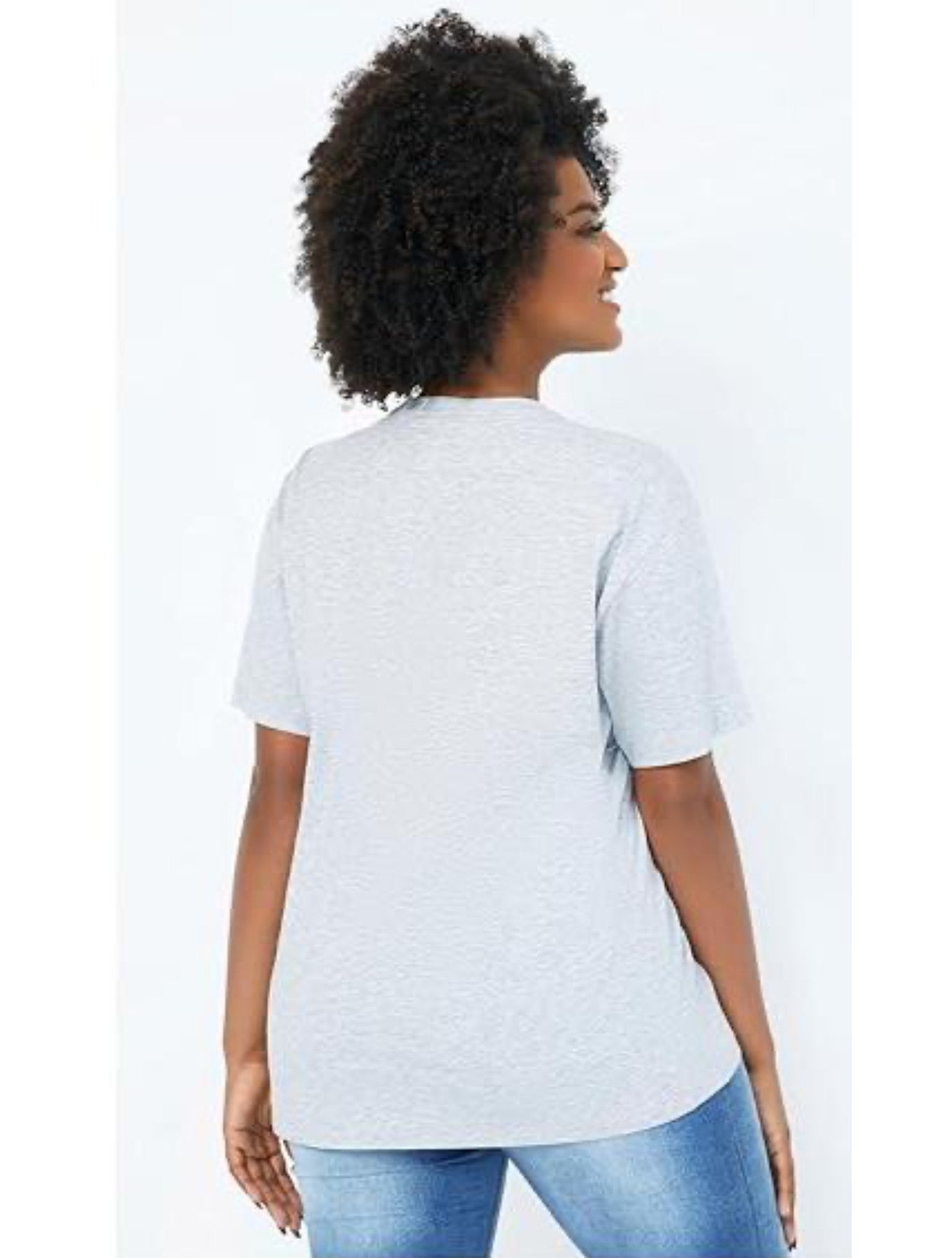 Amoriae Water-Repellent Cotton Blend T-Shirt with Crew Neck