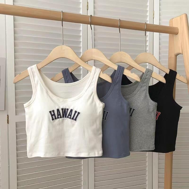 Kryvia Seamless Padded Sports Vest with Built-in Bra
