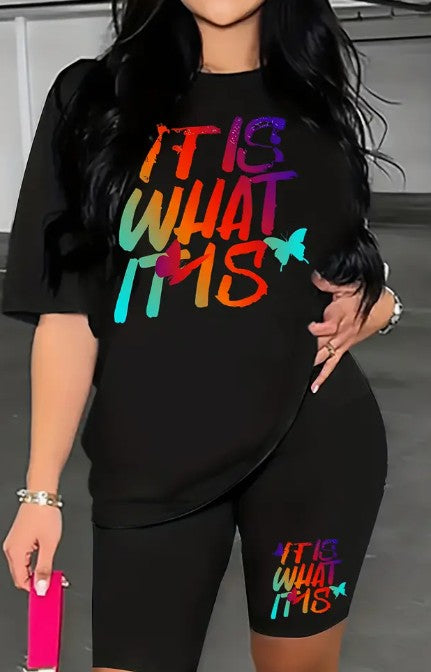 Calyra Printed Drop Shoulder Graphic T-Shirt
