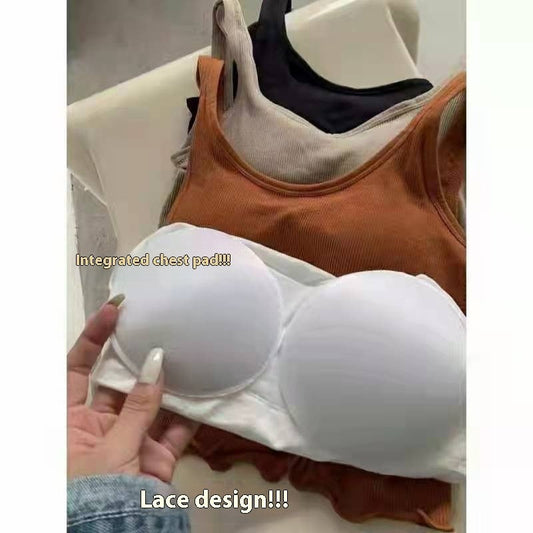 Evelirisse U-Neck Spaghetti Strap Padded Cotton Camisole