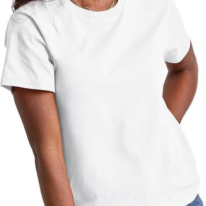Liorisse Loose Fit Crew Neck Summer Tee for Women