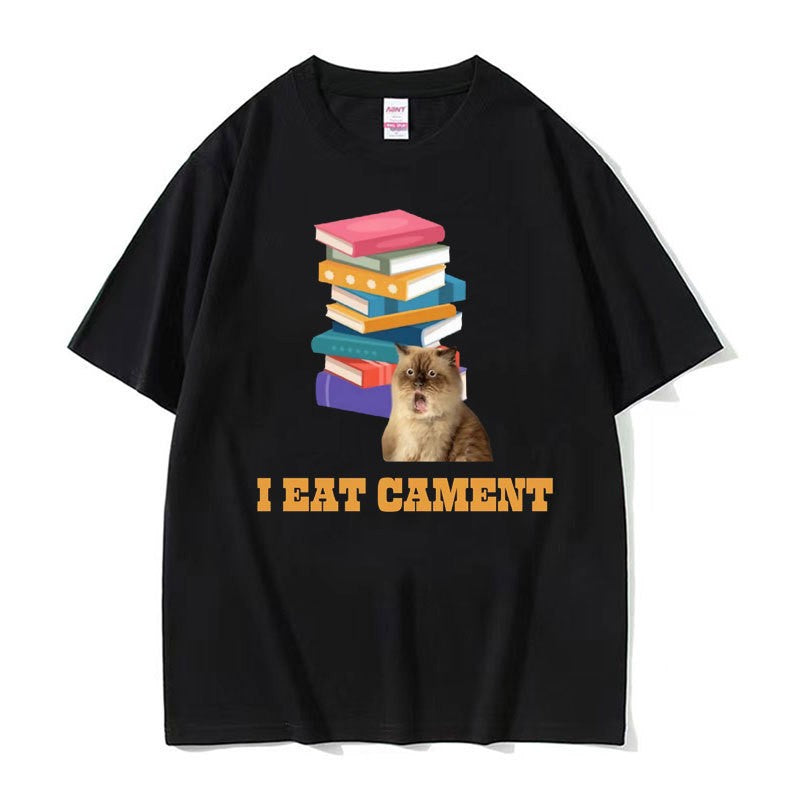 Lorirae Funny Graphic Loose Fit Cotton T-Shirt