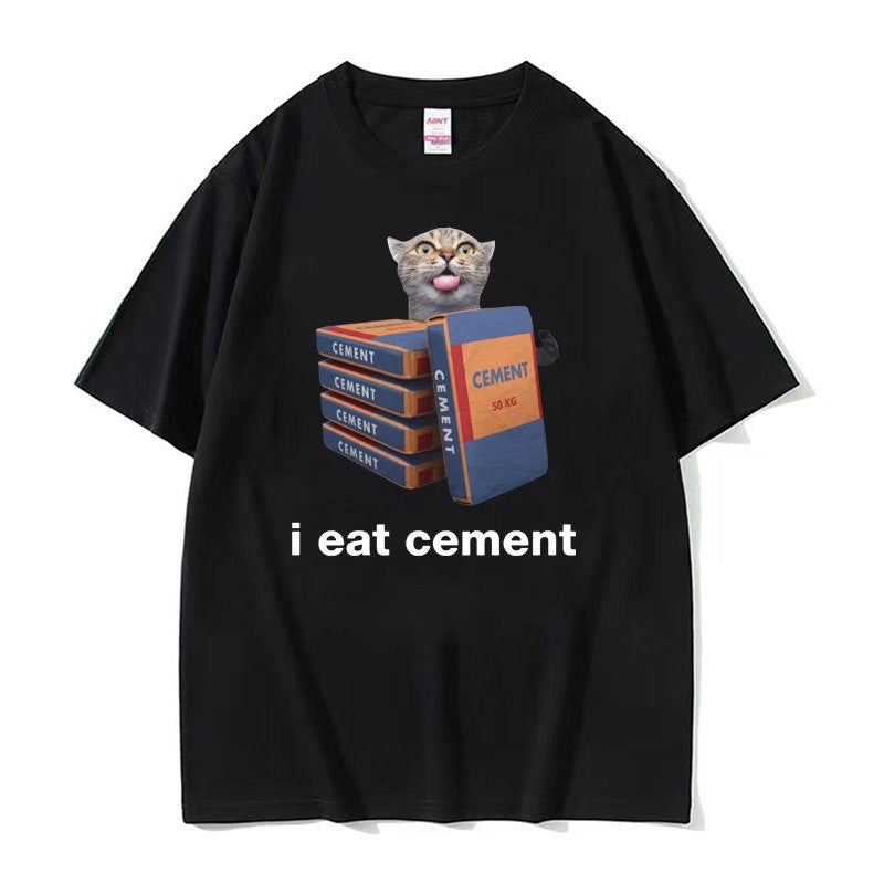 Lorirae Funny Graphic Loose Fit Cotton T-Shirt