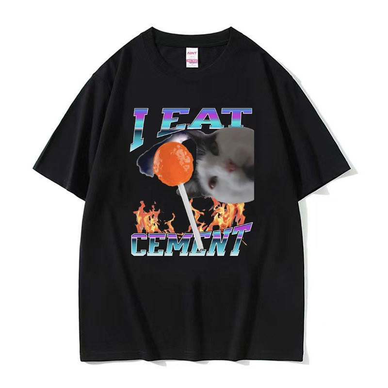 Lorirae Funny Graphic Loose Fit Cotton T-Shirt