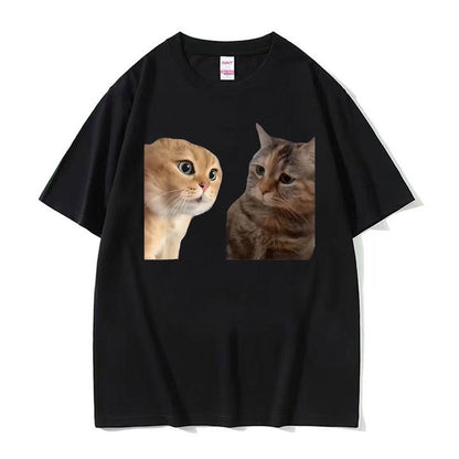 Lorirae Funny Graphic Loose Fit Cotton T-Shirt