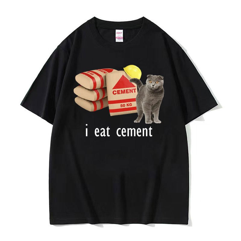 Lorirae Funny Graphic Loose Fit Cotton T-Shirt