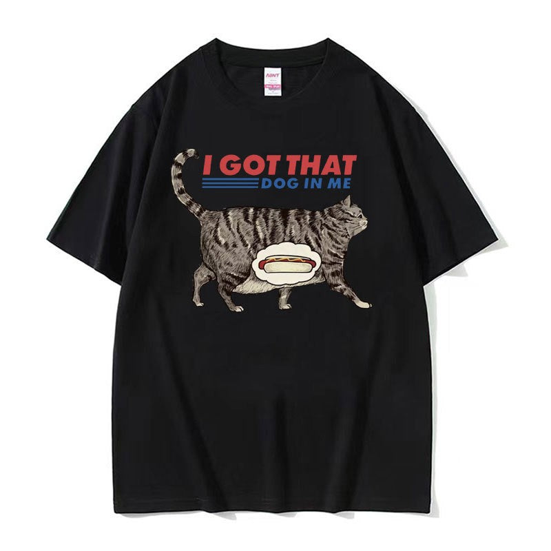 Lorirae Funny Graphic Loose Fit Cotton T-Shirt