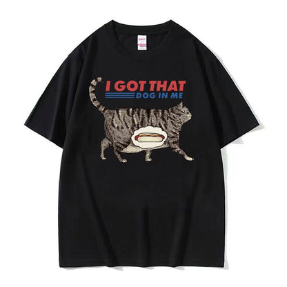 Lorirae Funny Graphic Loose Fit Cotton T-Shirt