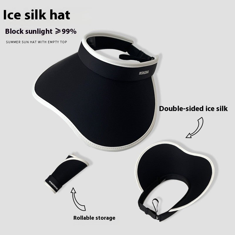 Lorissea Ice Silk UV Sun Protection Hat with Full Face Coverage