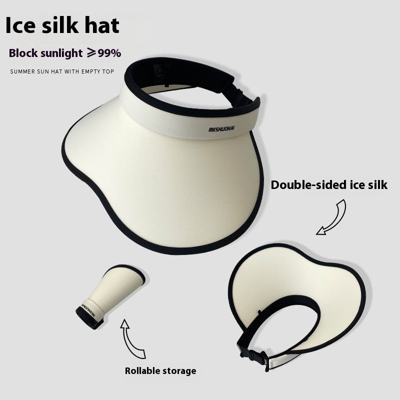 Lorissea Ice Silk UV Sun Protection Hat with Full Face Coverage