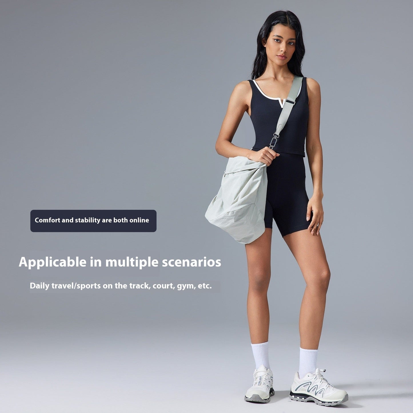 Oryvella Deep U-Back Padded Compression Sports Vest