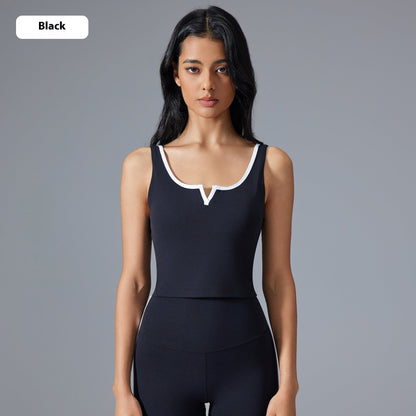 Oryvella Deep U-Back Padded Compression Sports Vest