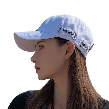 Serenelleh Cotton Dome Sun Hat with Lettering