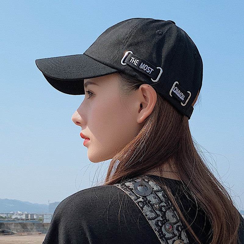 Serenelleh Cotton Dome Sun Hat with Lettering