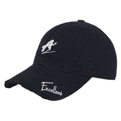 Tivoria Soft Cotton Tie-Dye Baseball Cap with Ripped Detail
