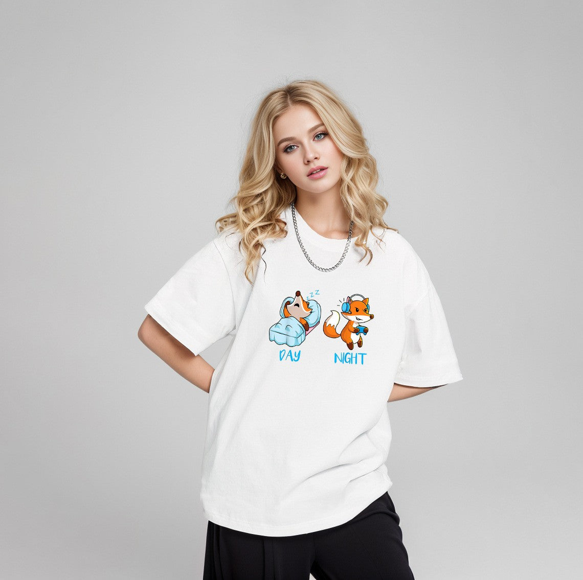 Tovianne Pure Cotton Crew Neck Half Sleeve Tee