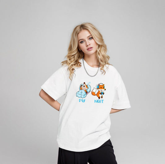 Tovianne Pure Cotton Crew Neck Half Sleeve Tee