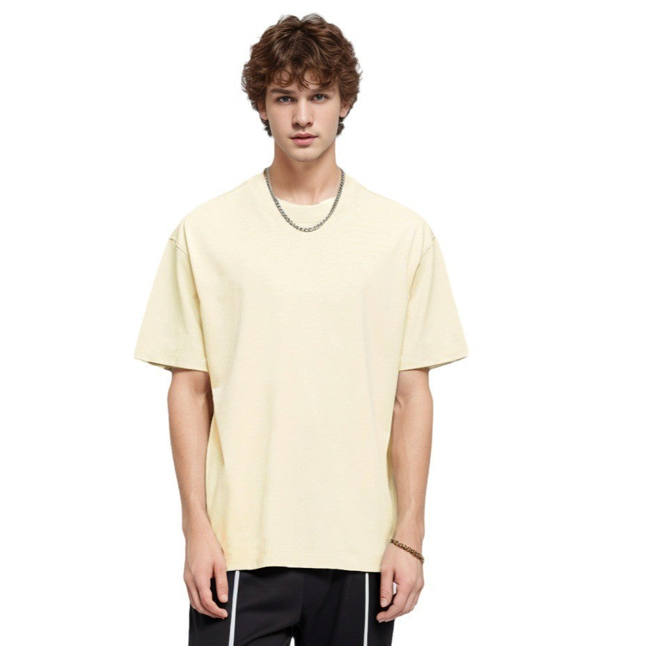 Tovianne Pure Cotton Crew Neck Half Sleeve Tee